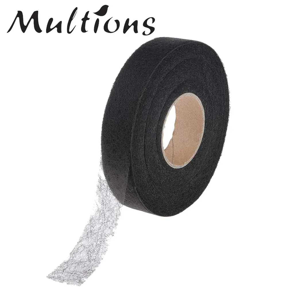 100m Double Side Iron On Hemming Tape Fabric Fusing Adhesive Tape Hem Tape Web Fusible Bonding Lace Trim Sewing Accessories