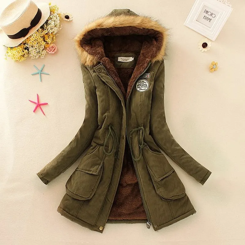 2019 basic winter coat women oversize warm hooded jacket coat harakuju winter thick women female outwear jackets coats BJT142