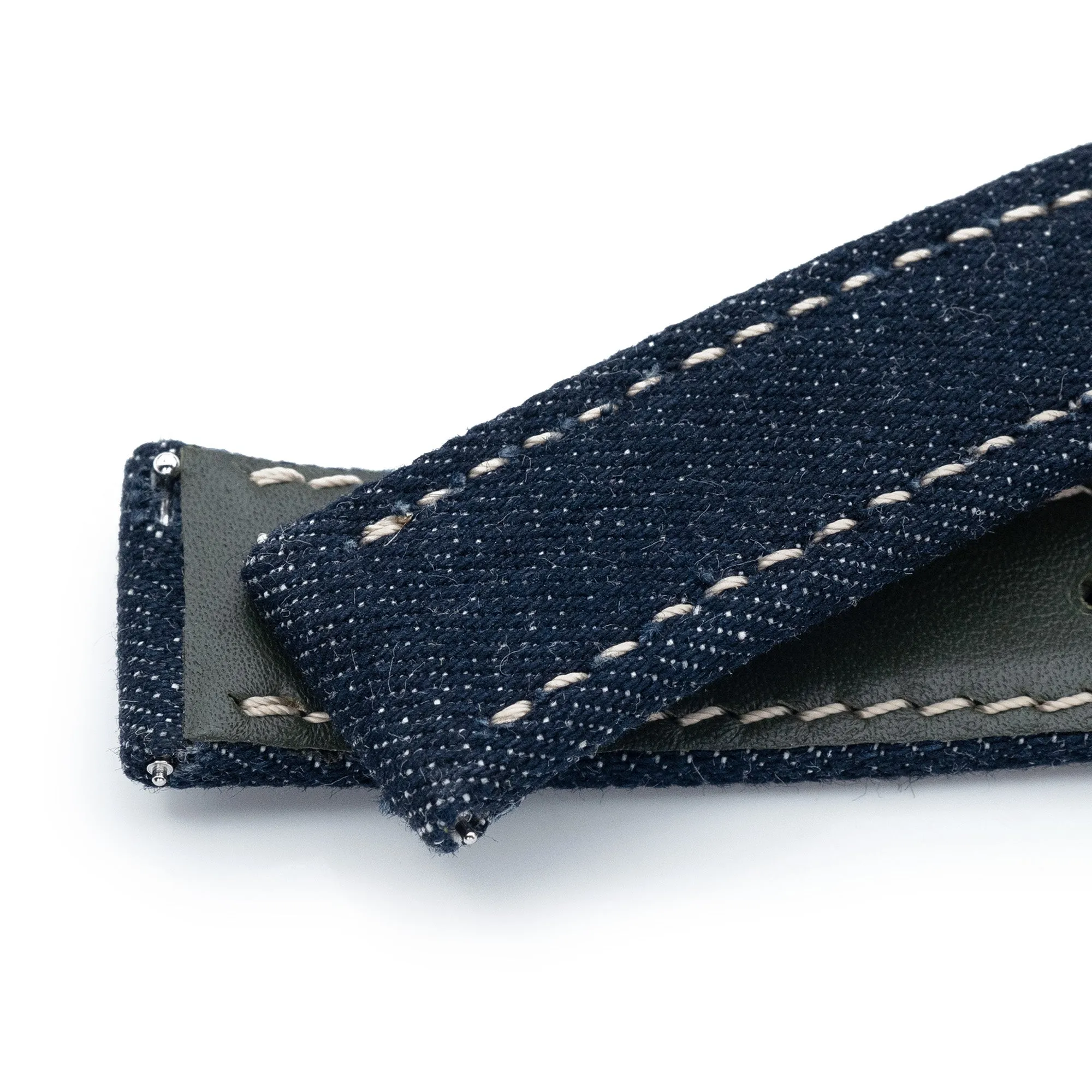 20mm Upcycled Denim Blue Quick Release