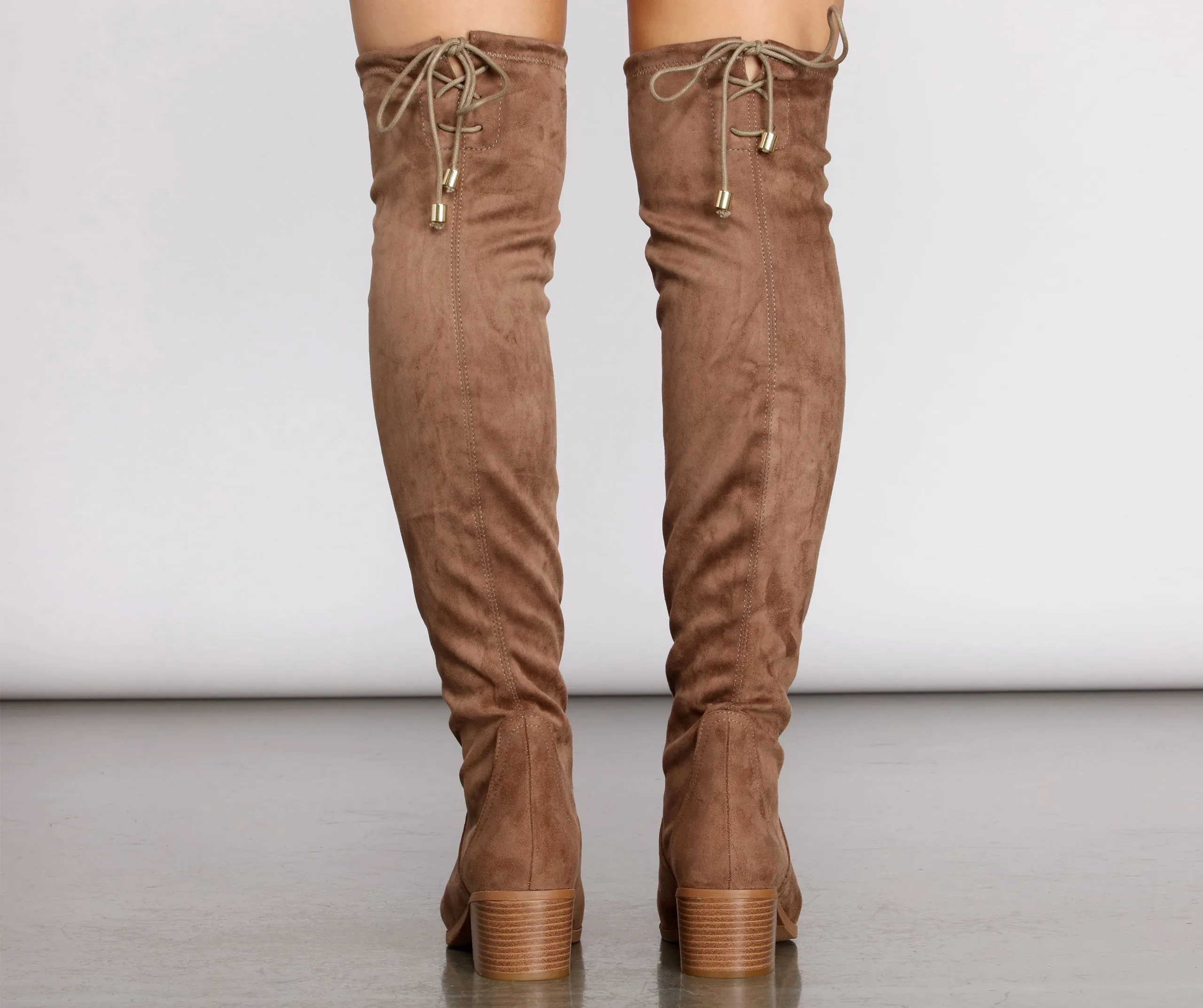 Above Basic Over The Knee Boots