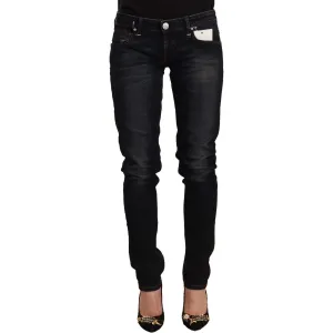 Acht Chic Black Washed Skinny Jeans for Her