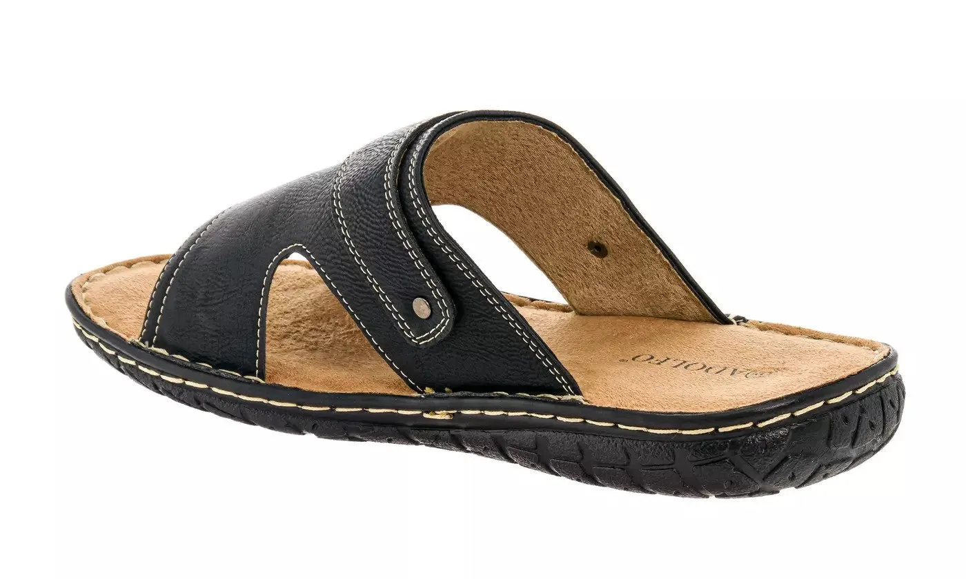 Adolfo Men's Jeremy Buckle Slide Sandal