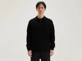 Allos polo-style sweater (242 / M / BLACK)