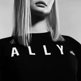 Ally Crew Neck Sweater | Black