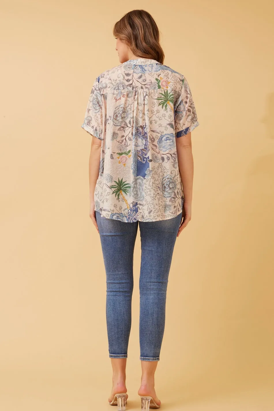 ARCHANA FLORAL BOHO TOP