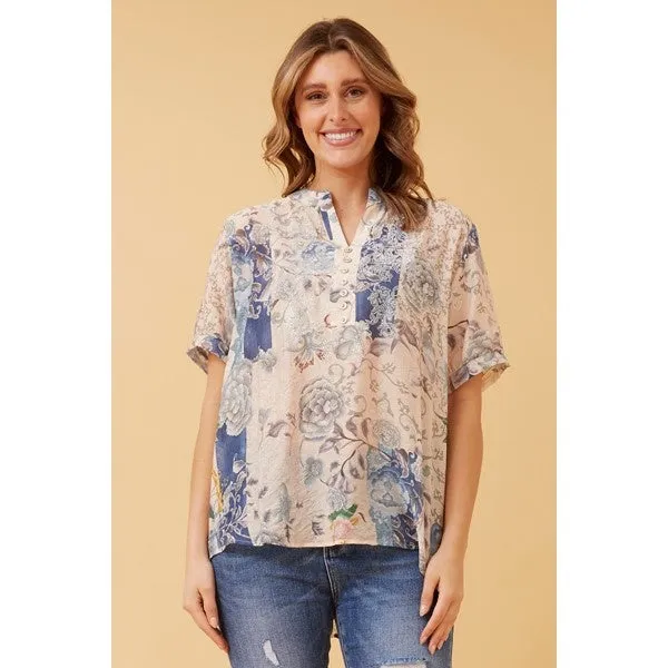 ARCHANA FLORAL BOHO TOP