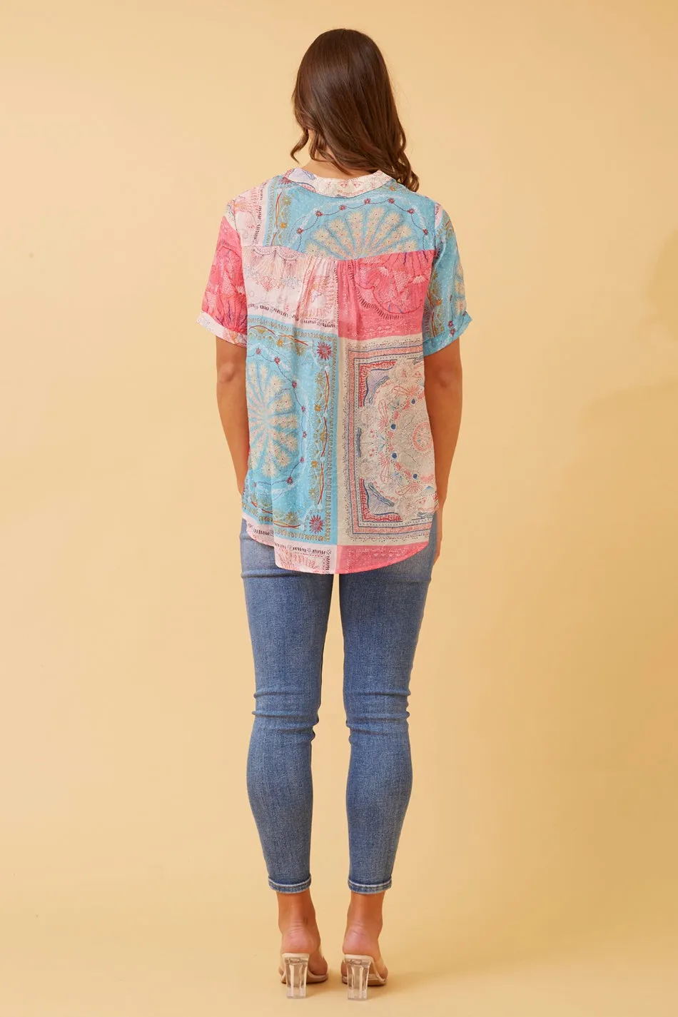 ARCHANA PATCHWORK BOHO TOP