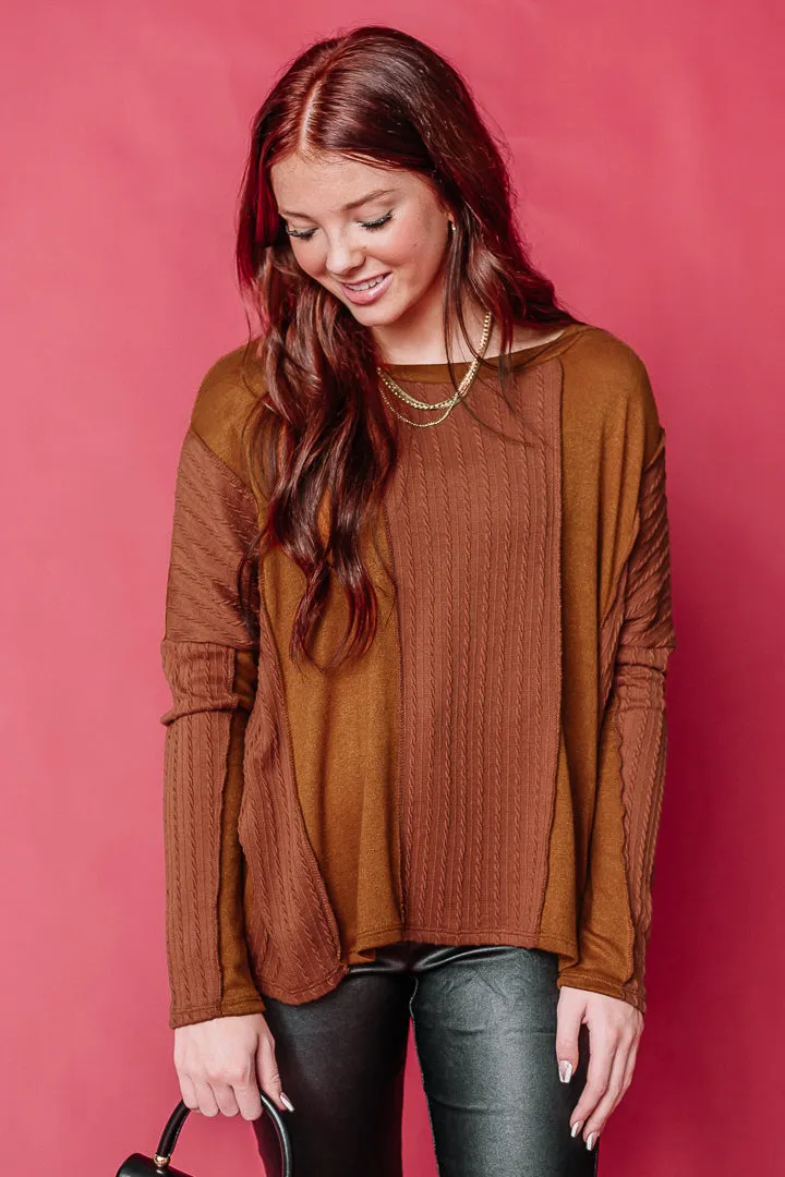 As It "Seams" Hacci Top | Rust