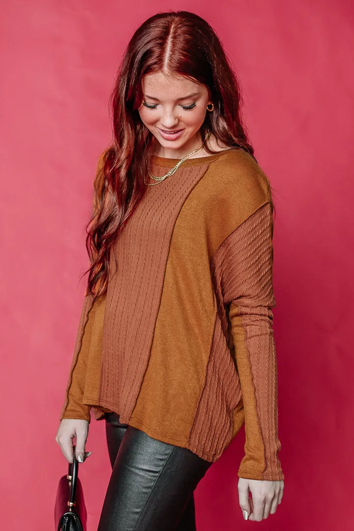 As It "Seams" Hacci Top | Rust