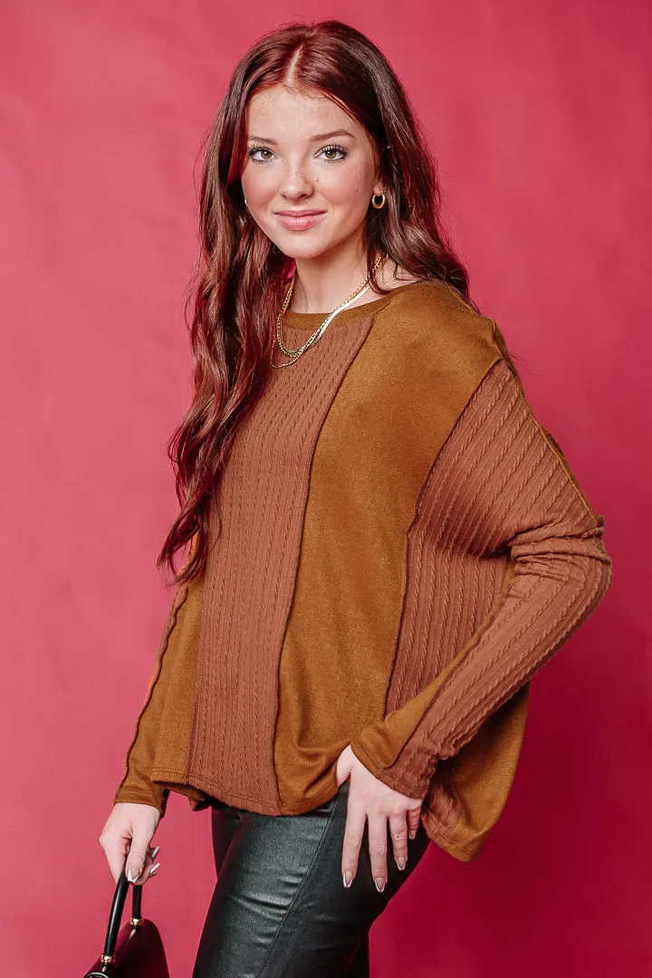 As It "Seams" Hacci Top | Rust