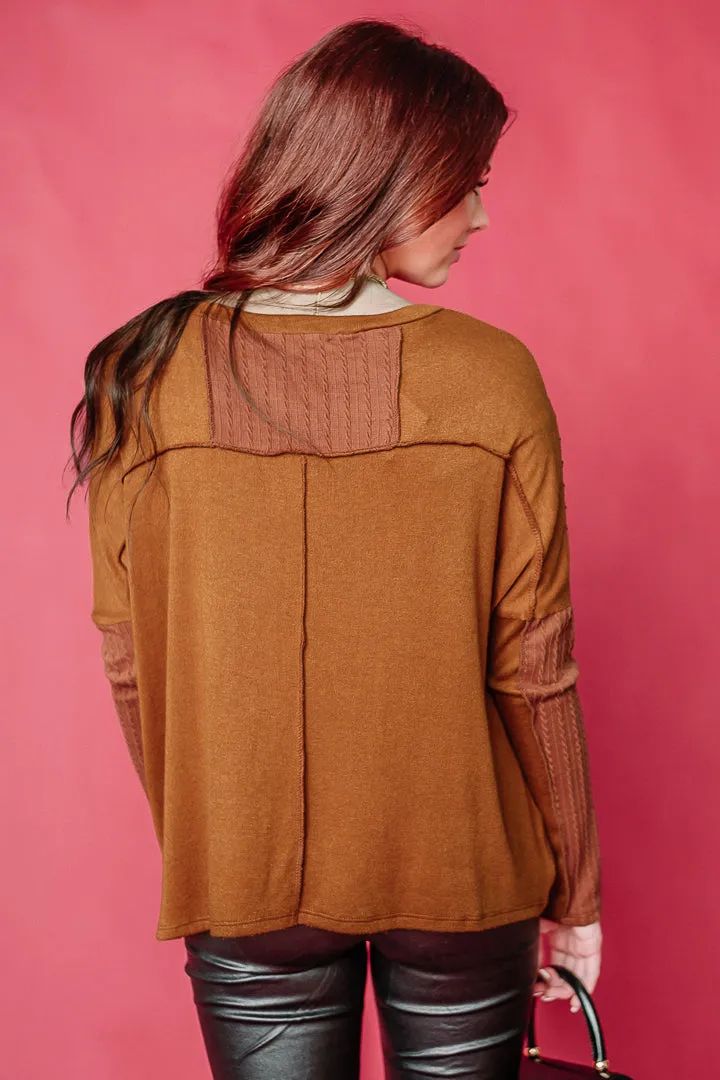 As It "Seams" Hacci Top | Rust