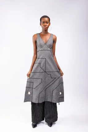 ATTO TETTEH Alawo Sleeveless Cashmere Dress