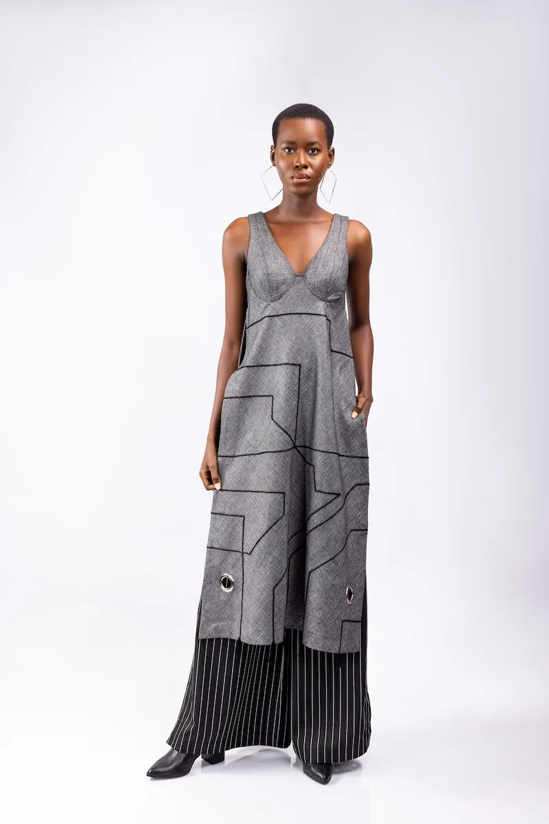 ATTO TETTEH Alawo Sleeveless Cashmere Dress