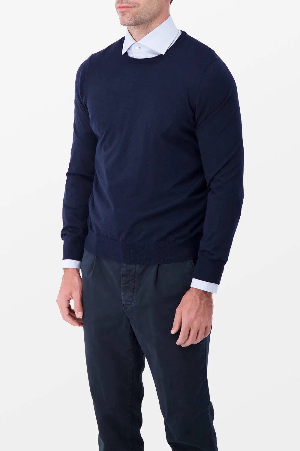 Barba Napoli Blue Cashmere Sweater