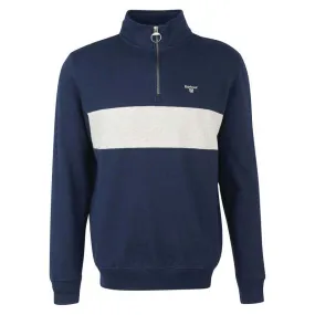 Barbour Bromfield Half Zip Mens Jumper - Navy