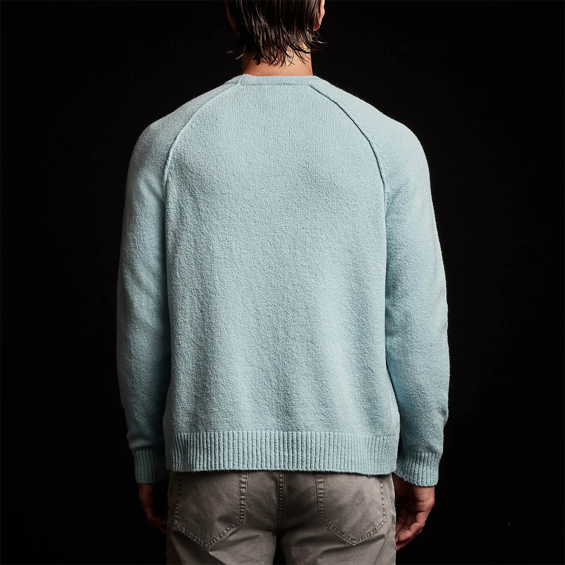 Bayshore Cashmere Blend Sweater - Baby Blue