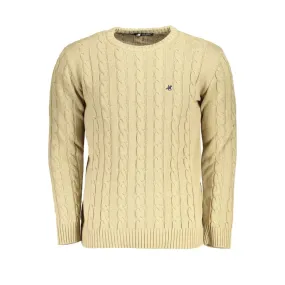 Beige Fabric Sweater