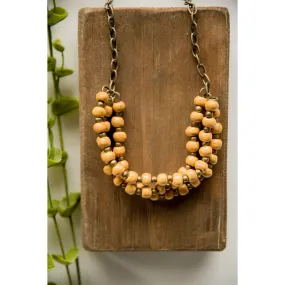 Bel Koz Triple Twist Clay Necklace