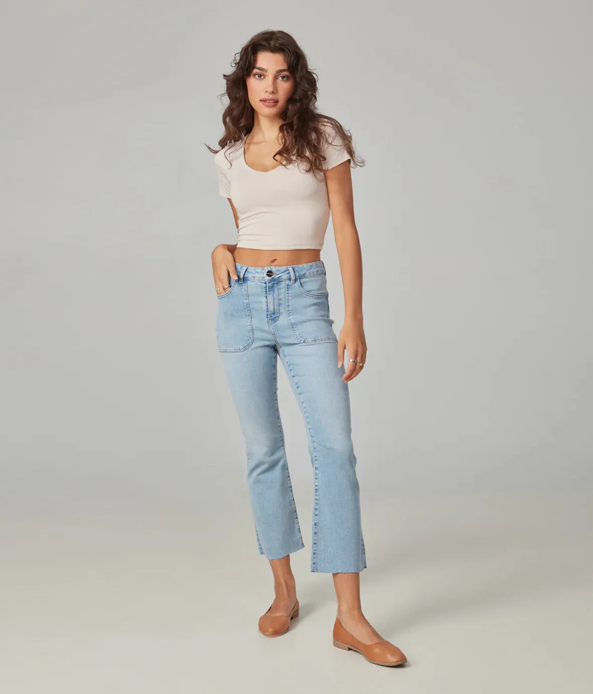 Billie High Rise Bootcut Jeans - True Denim