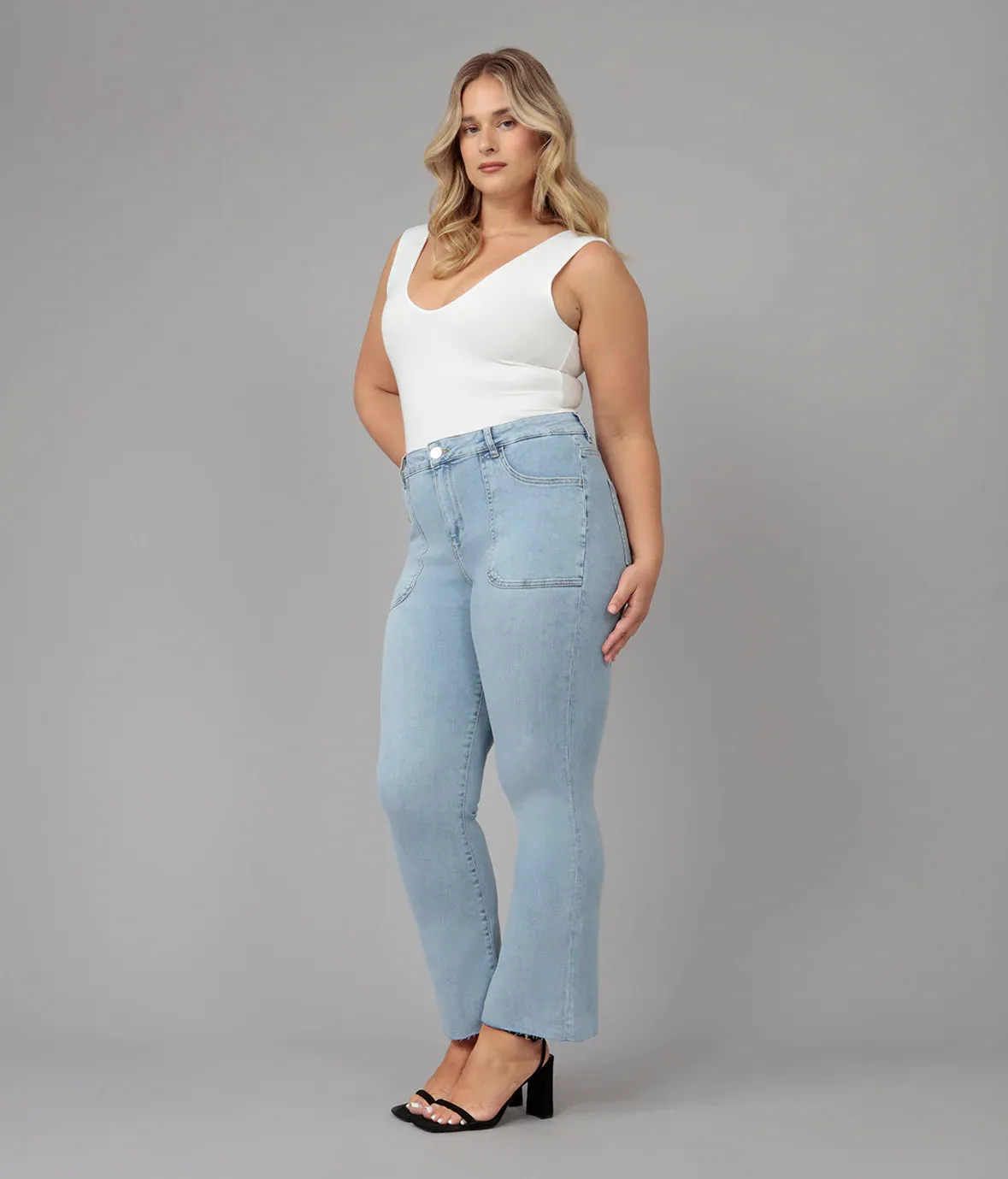 Billie High Rise Bootcut Jeans - True Denim