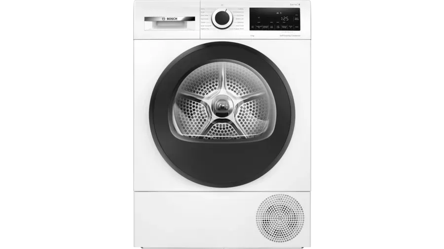 Bosch Heat Pump Tumble Dryer WQG24509GB 9kg, White, A   Rated