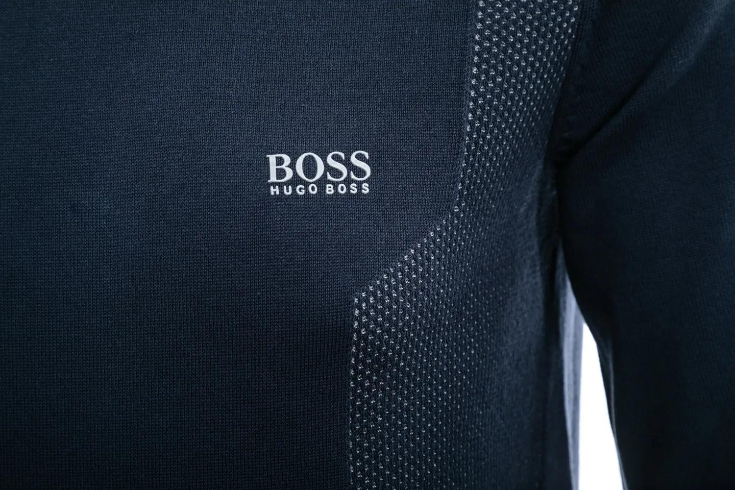 BOSS Rovan Knitwear in Navy