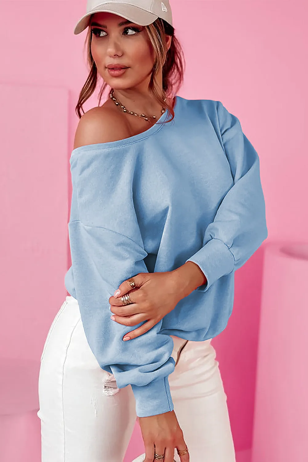 Bow Cutout Long Sleeve Sweatshirt