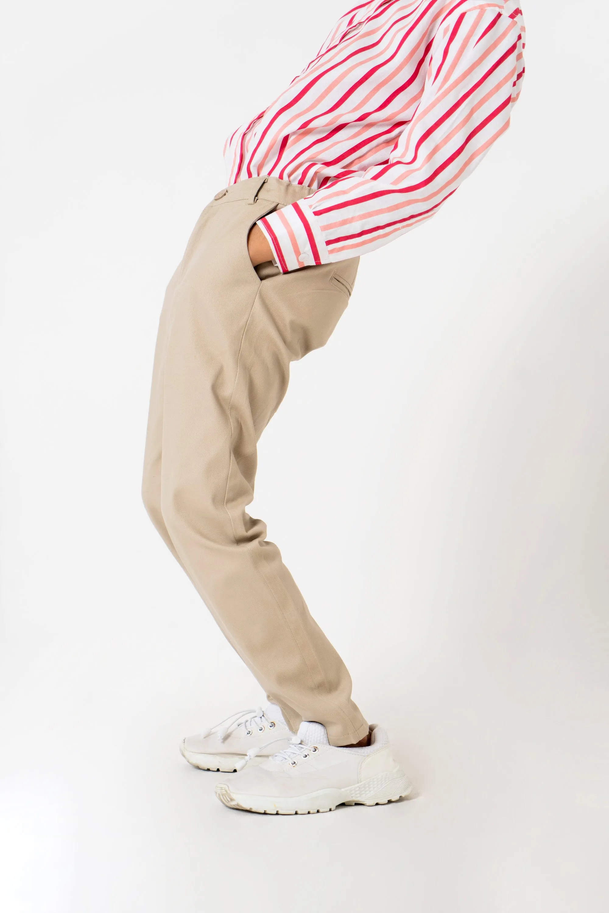 Boys Chino Pants - Beige