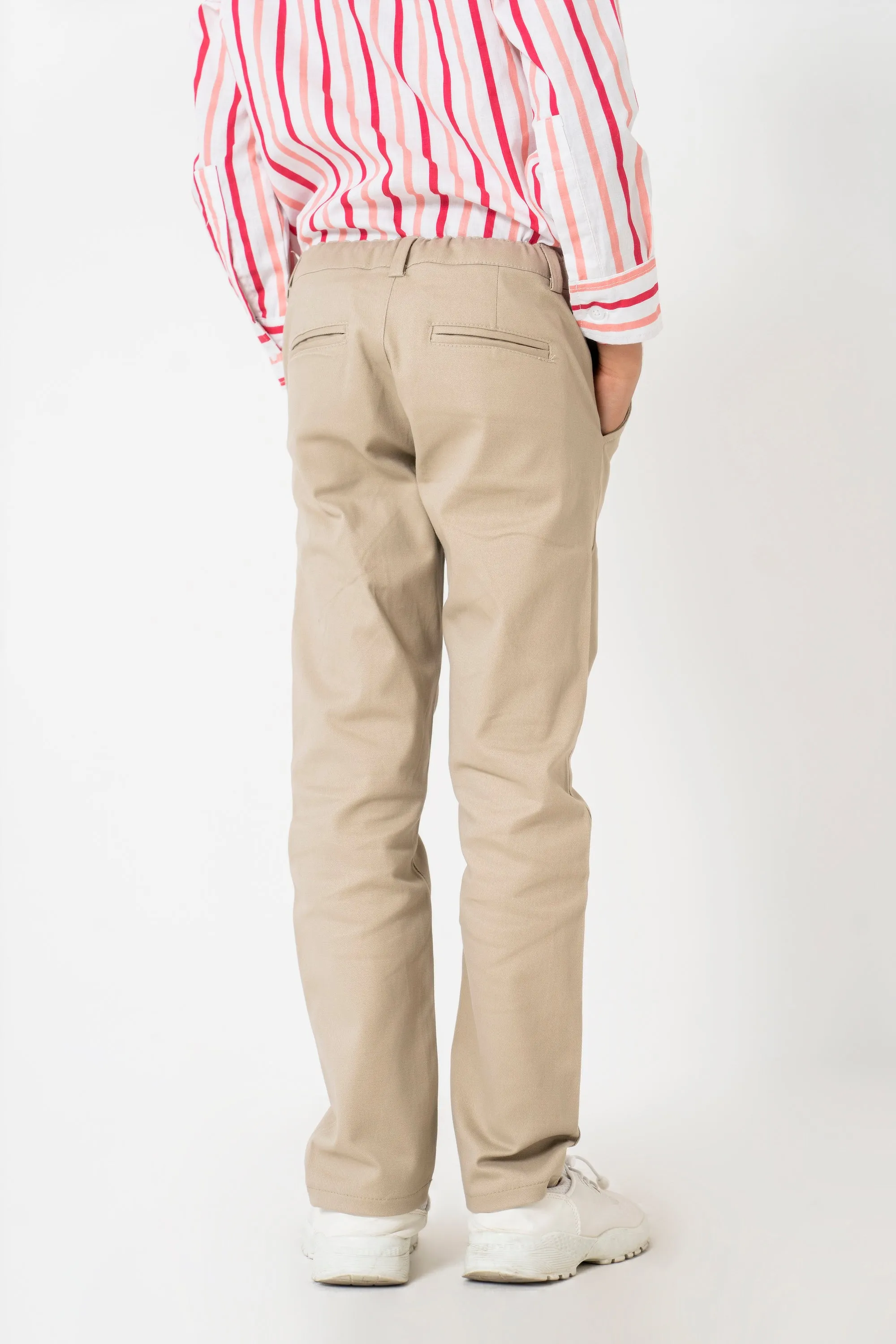 Boys Chino Pants - Beige