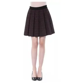 BYBLOS Brown Cotton Women Skirt