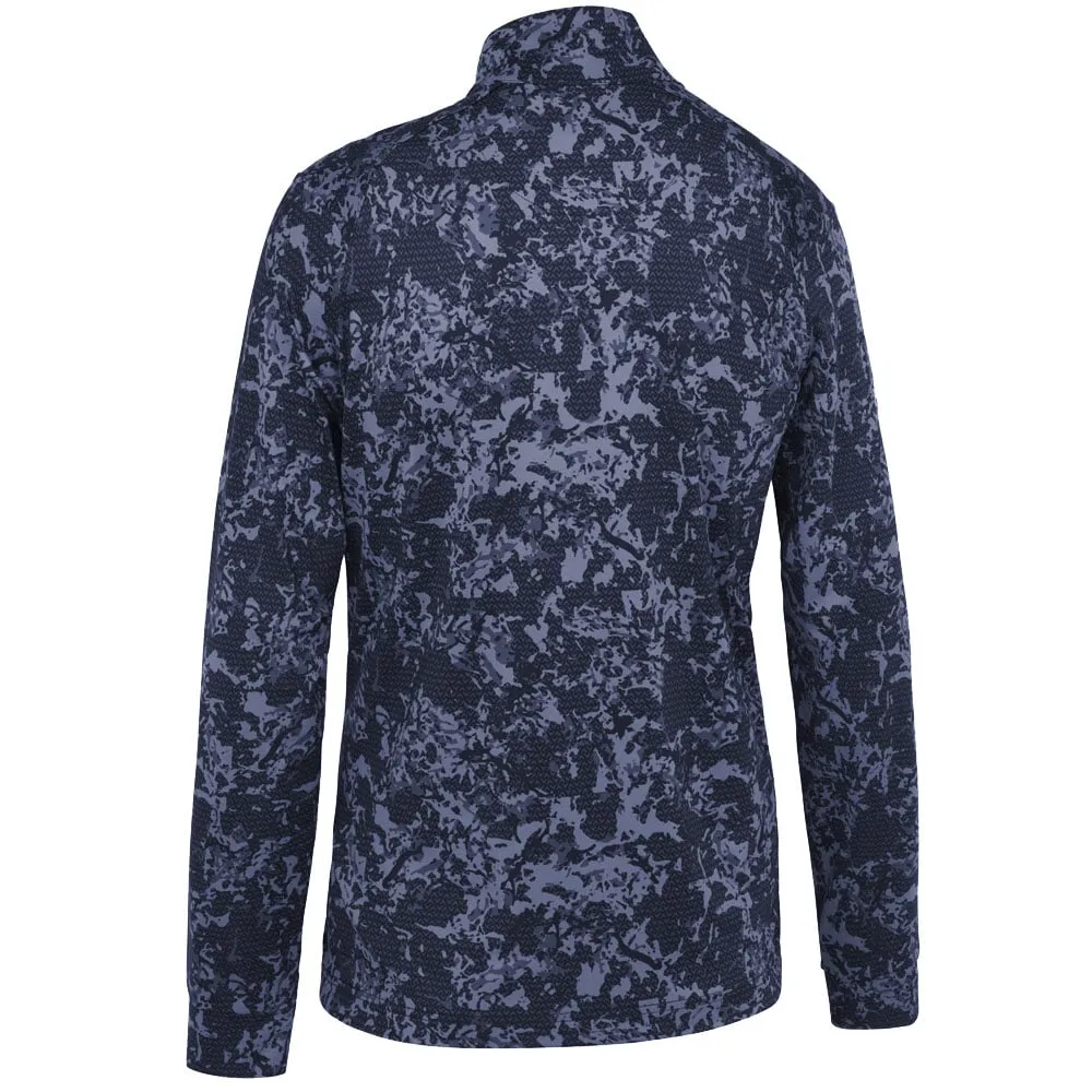 Callaway Camo Print 1/4 Zip Pullover - Peacoat