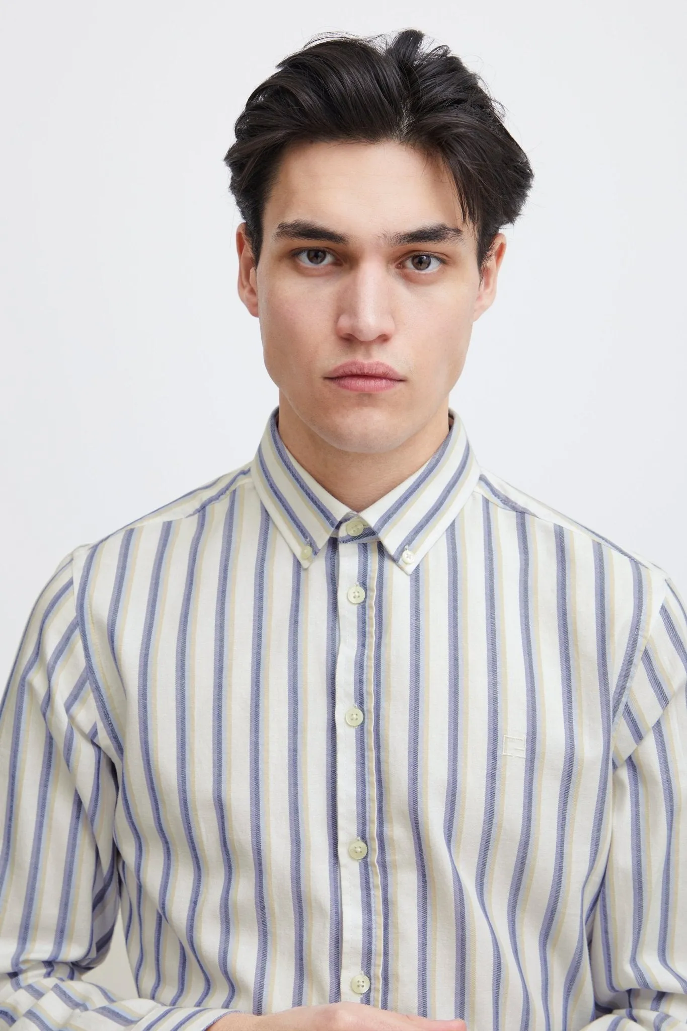 CASUAL FRIDAY - CFANTON LS BD striped shirt - 20505076