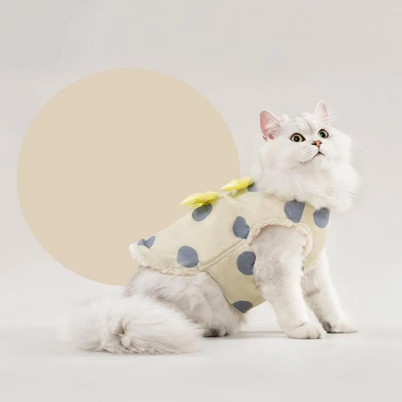 Cat Vest Jumper - Polka Dot