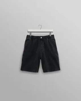 Cedar Shorts Black Denim