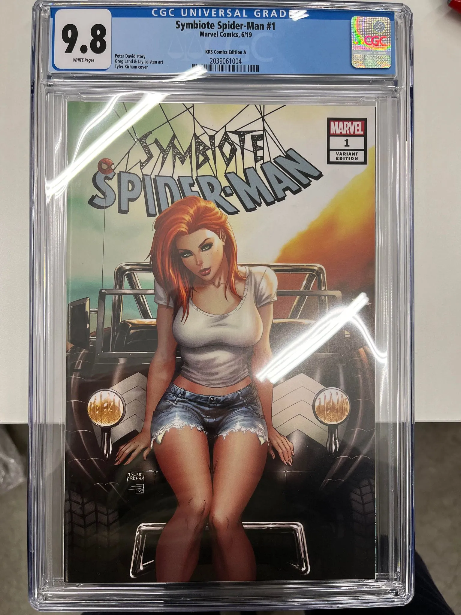 CGC 9.8 Symbiote Spide-Man #1 KRS Comics Edition A Mary Jane Cover 2019