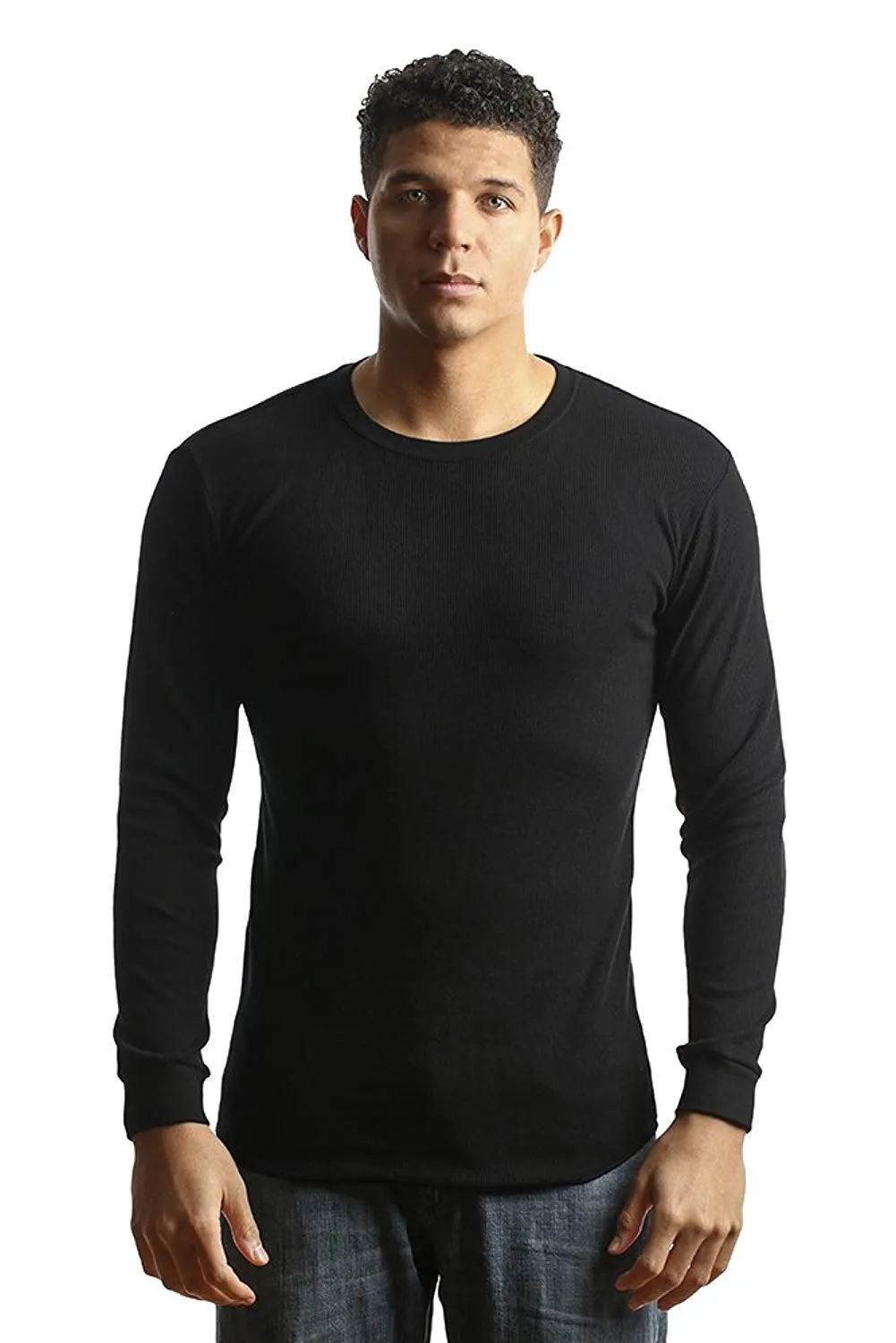 City Lab Men's Fitted Thermal Crewneck T-Shirt