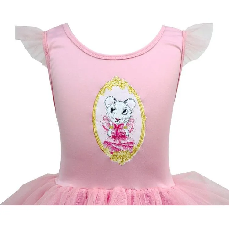 Claris Fashion Tulle Dress in Pink - Size 5-6 Years