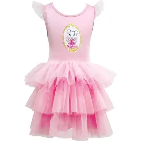 Claris Fashion Tulle Dress in Pink - Size 5-6 Years