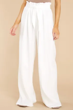 Close To Destiny White Pants