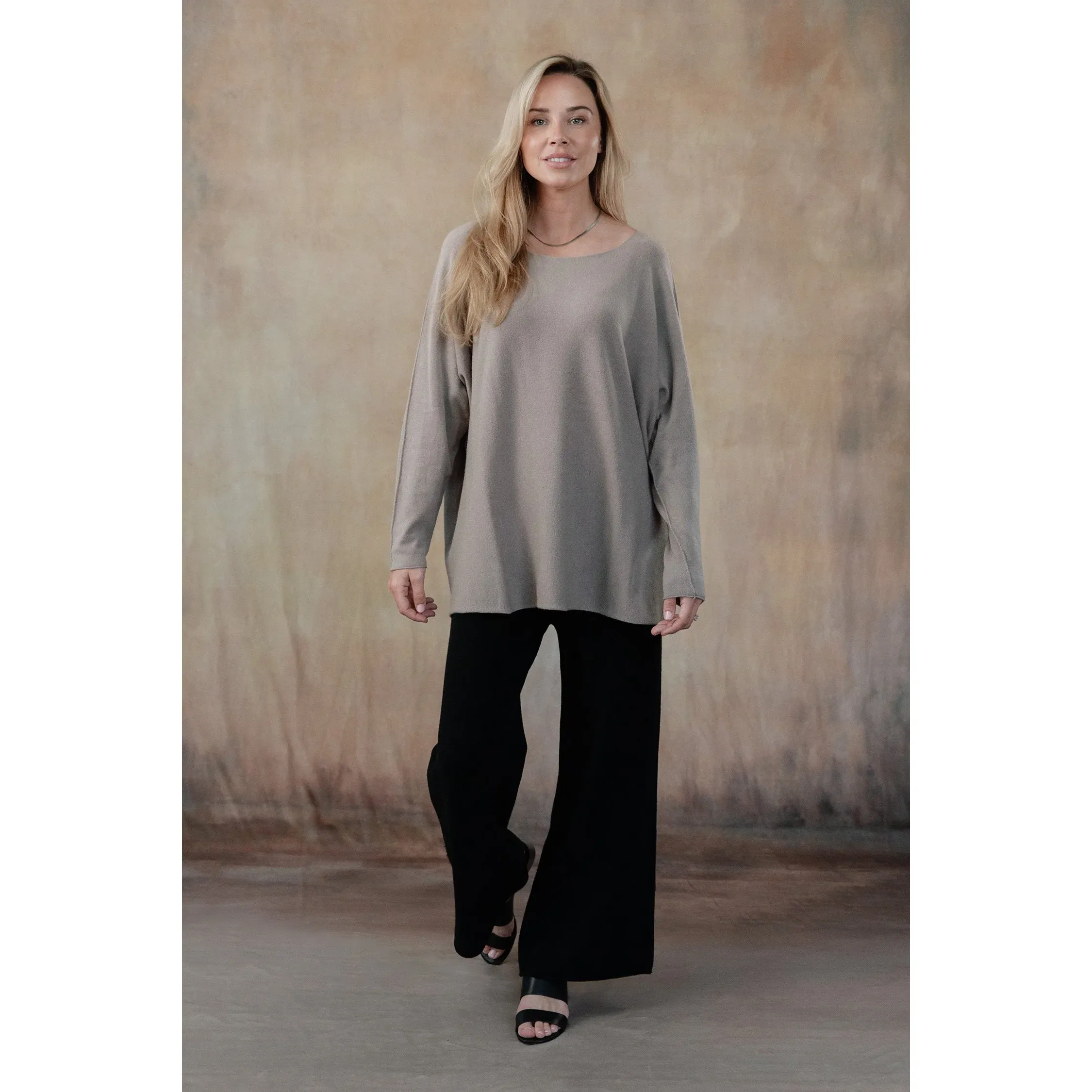 Cobblestone Living Daniella Boatneck Sweater