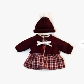 Cold Weather Dolls Dress Set 38cm