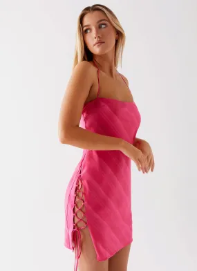 Confession Mini Dress - Pink