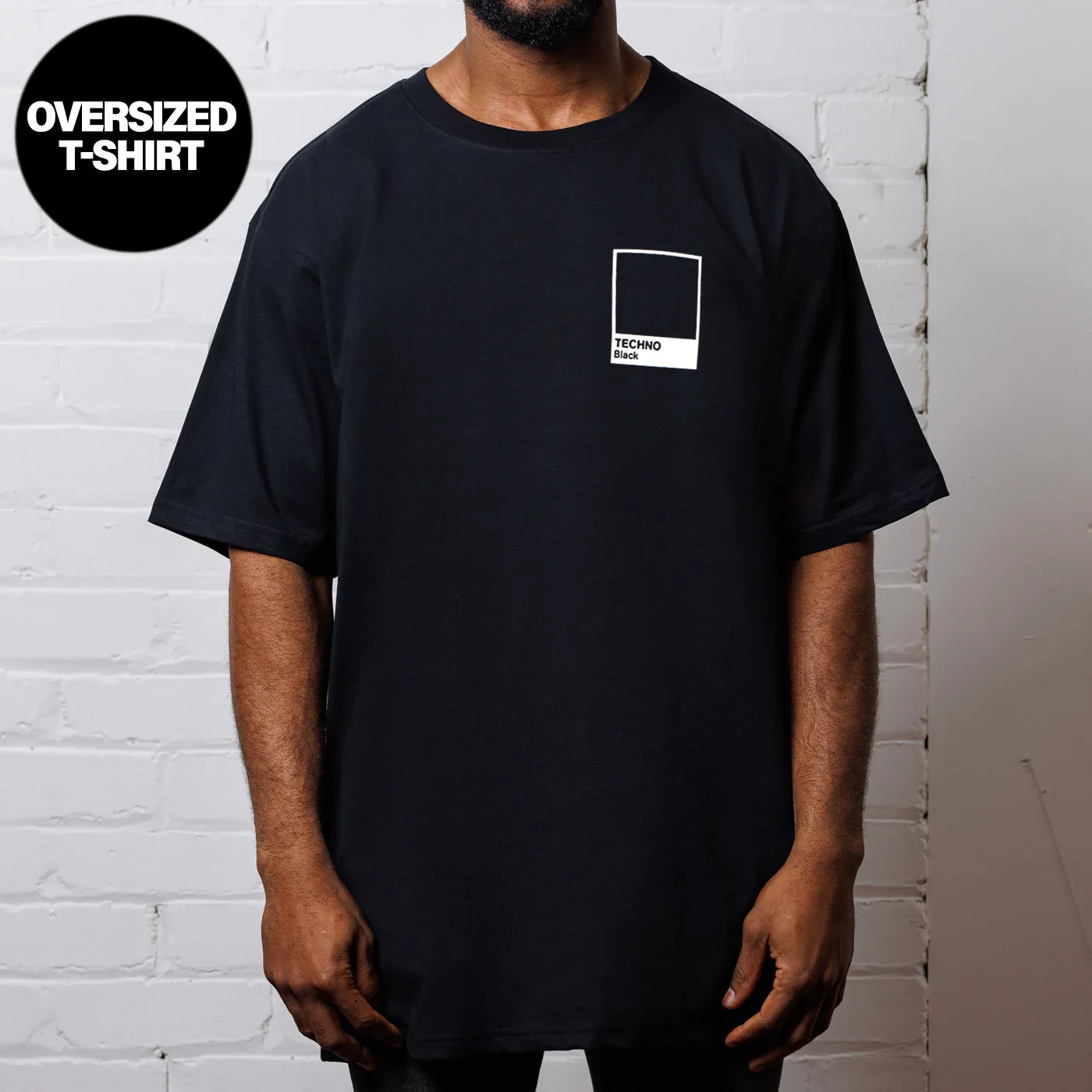 Crest Techno Black - Tshirt - Black