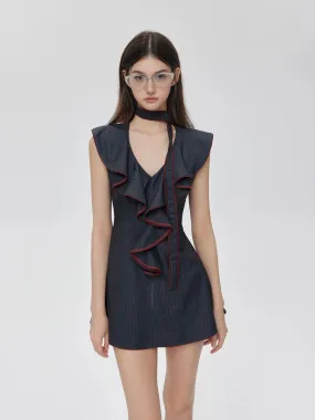 [Customizable] Campus Chic My First Suit Mini Dress