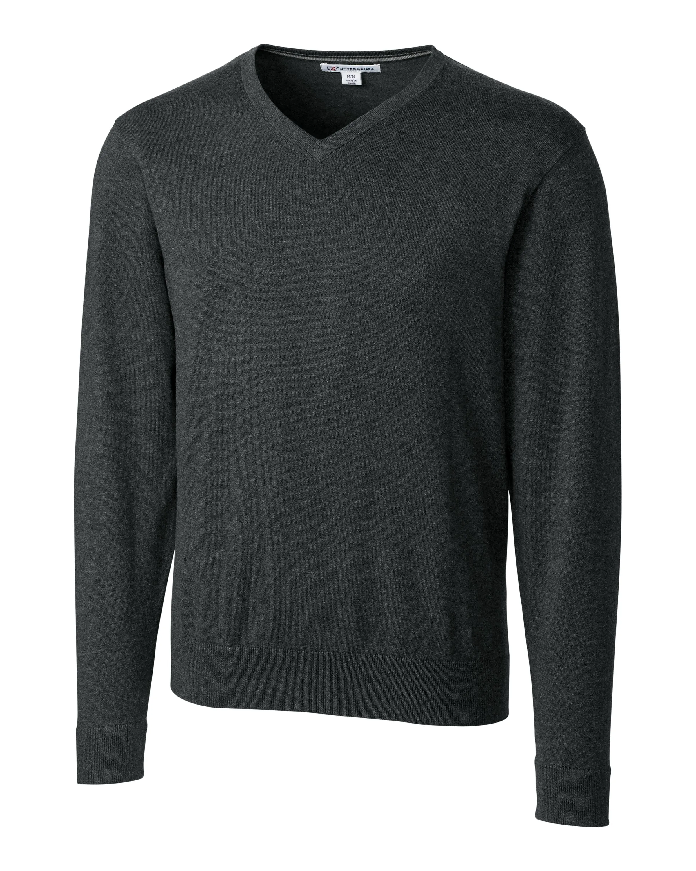 Cutter & Buck Lakemont Tri-Blend Mens V-Neck Pullover Sweater