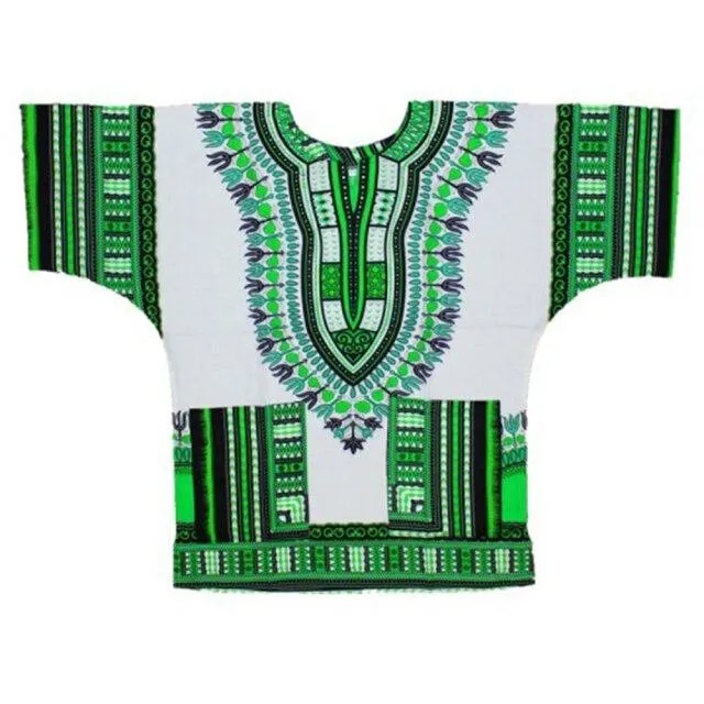 Dashiki fashion design African traditional printed 100% cotton Dashiki T-shirts for unisex Tribal Ethnic Succunct Hippie 2019