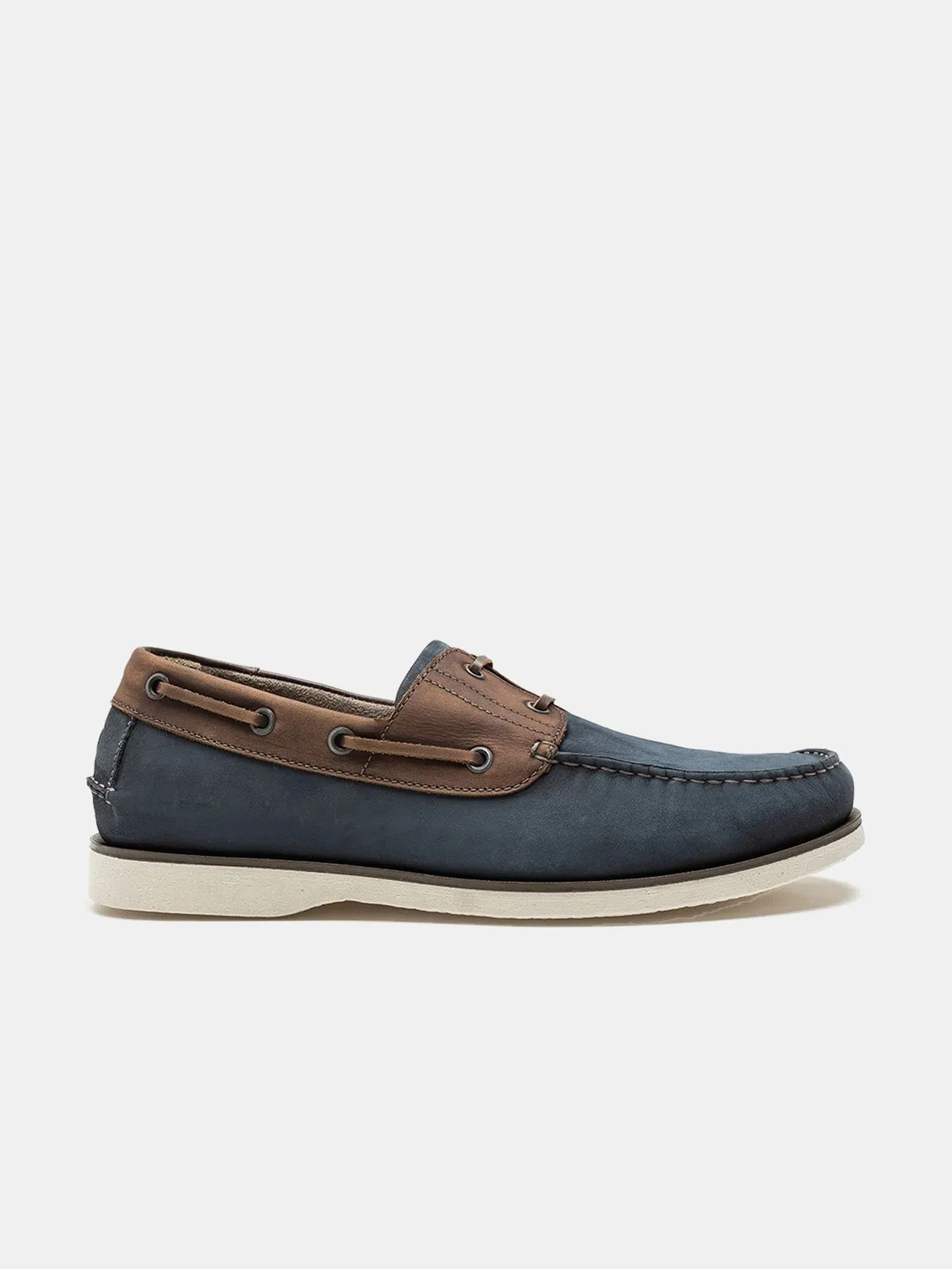 Democrata Men's Denim Deck Moccasin