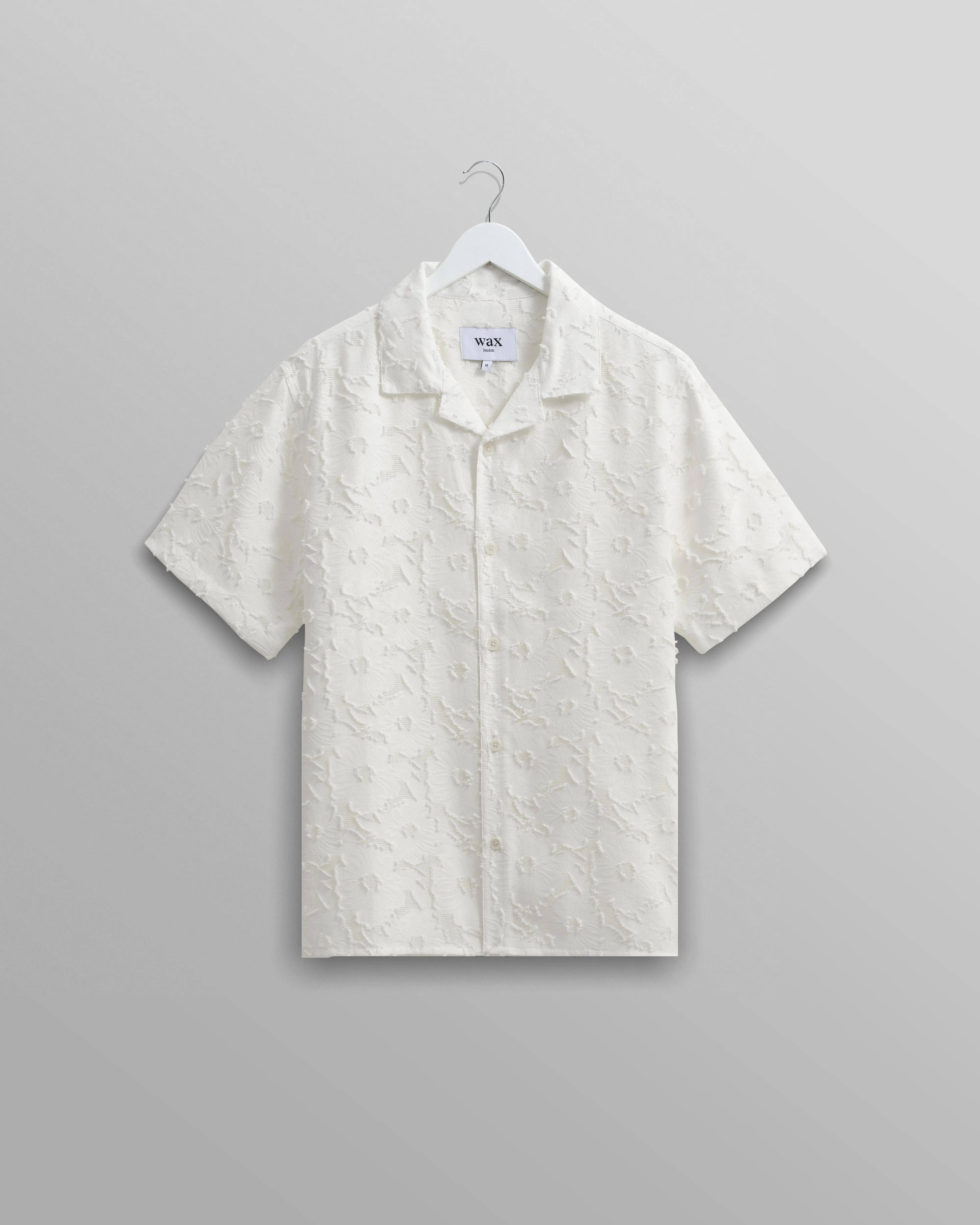 Didcot Shirt Cream Floral Sheer