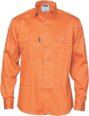 DNC 3402 fire retardant hi vis long sleeve shirt