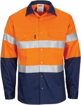 DNC 3407 fire retardant hi vis taped long sleeve shirt